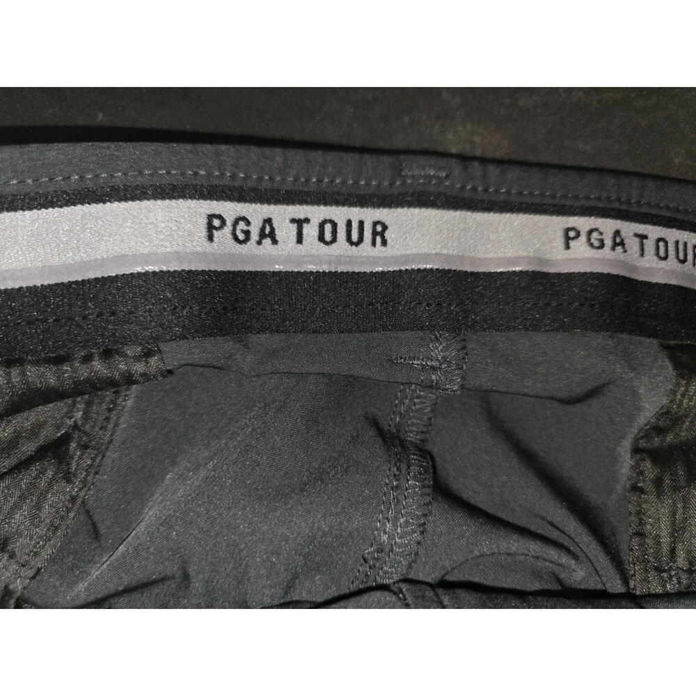 Perry Ellis Shorts Mens Size 42 PGA Tour Black Golf Sports Wear